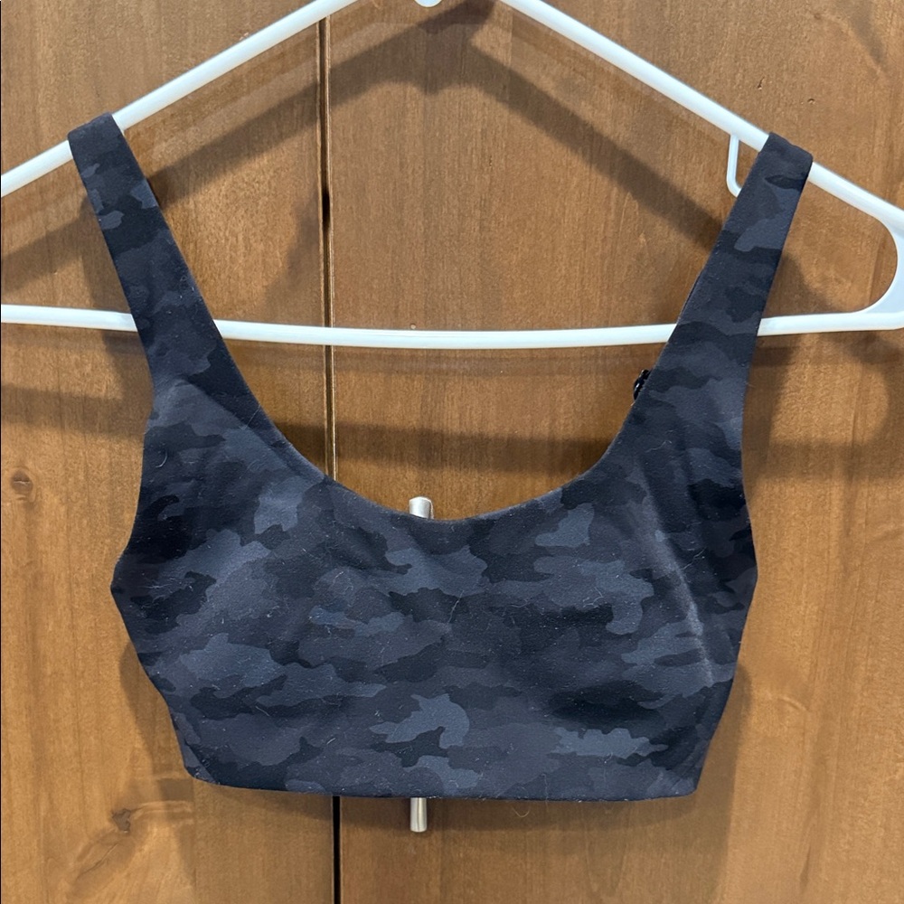 lululemon athletica Black Camo Sports Bra